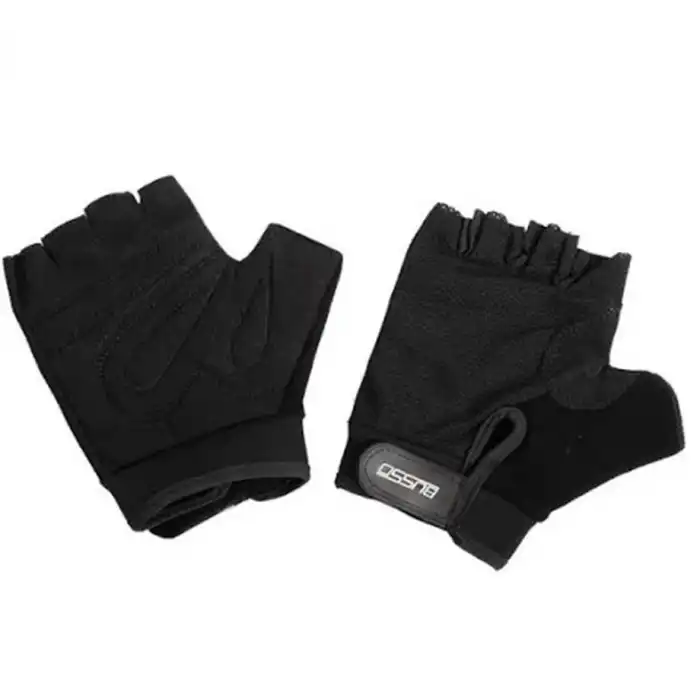 BUSSO GYM FINGER CUT AĞIRLIK ELDİVENİ M SİYAH