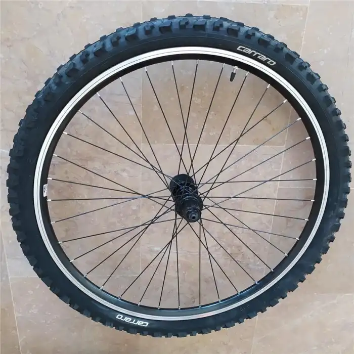 CARRARO 26X2.10 XLC LASTİK+JANT TEL ÖRÜLÜ KALIN TEKERLEK DAĞ DISK UYUMLU