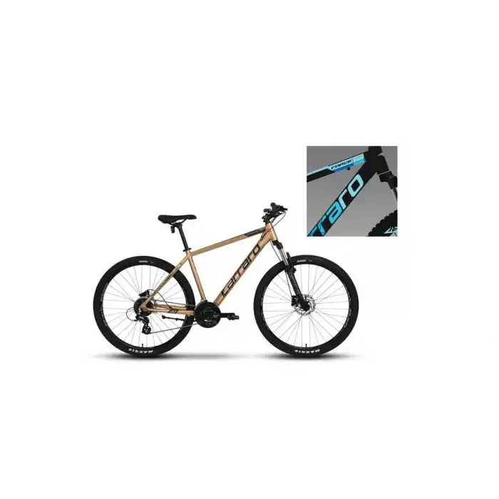 CARRARO FORCE 950 ERKEK DAĞ BİSİKLETİ 480H HD 29 JANT 24 VİTES MAT SİYAH MAVİ AÇIK MAVİ GÜMÜŞ