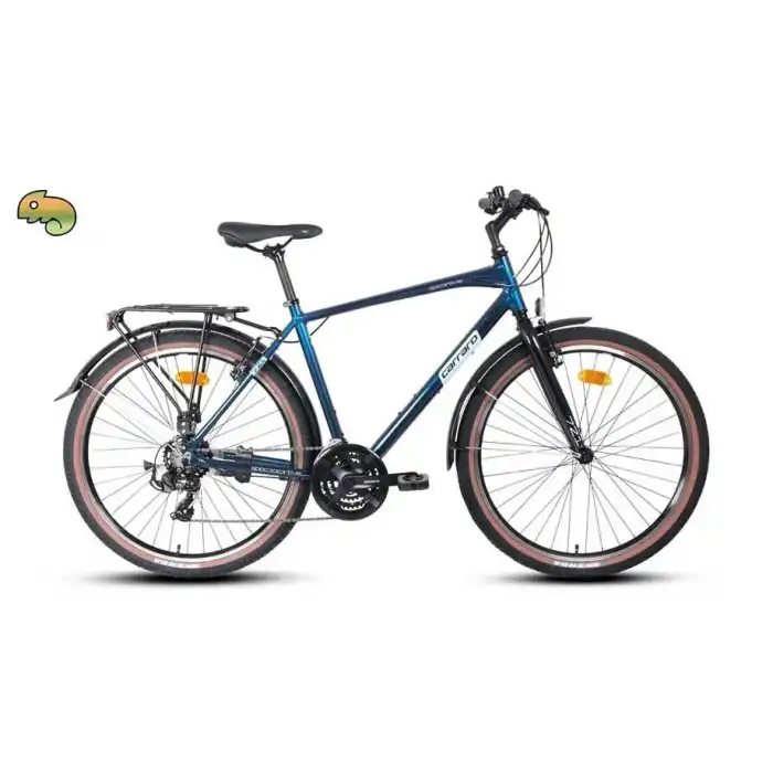 CARRARO SPORTIVE 721 ERKEK ŞEHİR BİSİKLETİ 560H V 27.5 JANT 21 VİTES MAVİ MOR YEŞİL BUKALEMUN TURKUAZ
