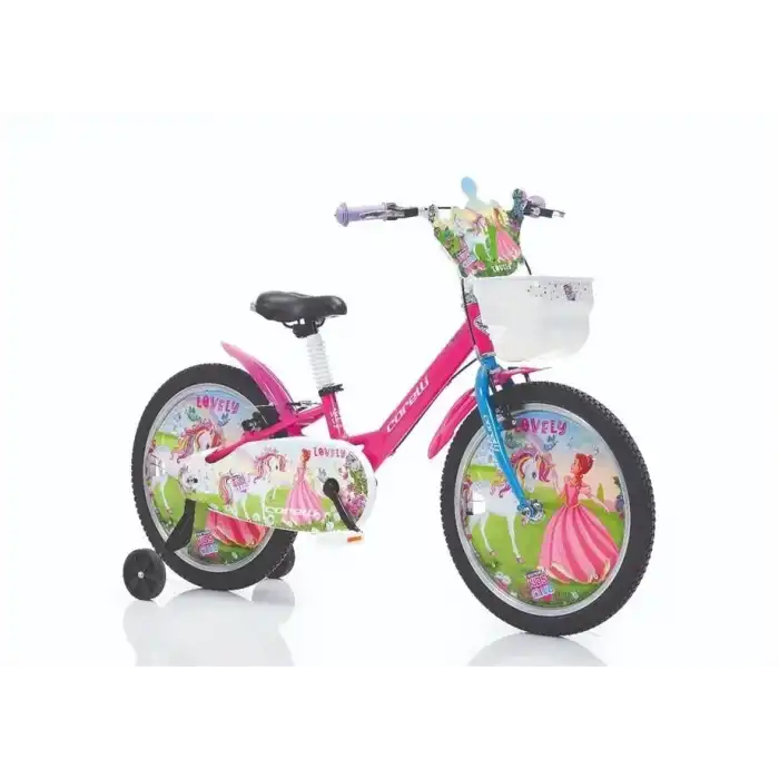 CORELLİ LOVELY KIZ ÇOCUK BİSİKLETİ V 20 JANT TURKUAZ BEYAZ