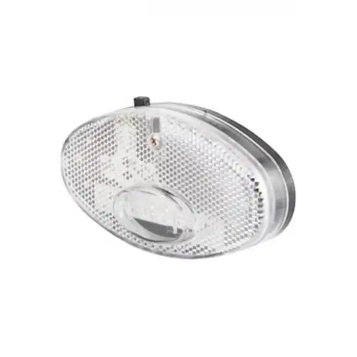 JINGYI BİSİKLET ÖN SEPET IŞIK 2 MOD PİLLİ BEYAZ