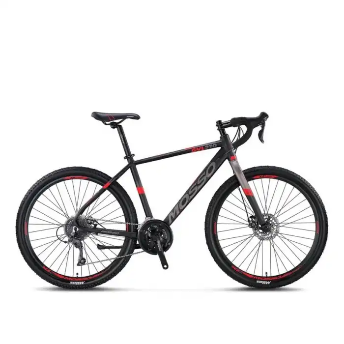 MOSSO GVL270 CLARIS ERKEK YARIŞ BİSİKLETİ 430H MD 27.5 JANT 16 VİTES SİYAH KIRMIZI