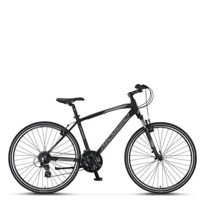 MOSSO LEGARDA-2324-MSM-V ERKEK ŞEHİR BİSİKLETİ 460H 28 JANT 24 VİTES SİYAH ANTRASİT