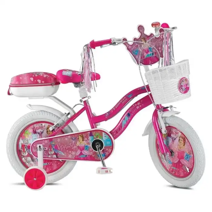 ÜMİT 1608 PRINCESS-SEPET-V-KIZ ÇOCUK BİSİKLETİ 16 JANT PEMBE