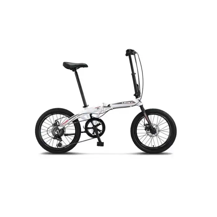 ÜMİT 2037 FOLDING-2D KATLANIR BİSİKLET 20 JANT 6 VİTES WHİTE SİLVER RED