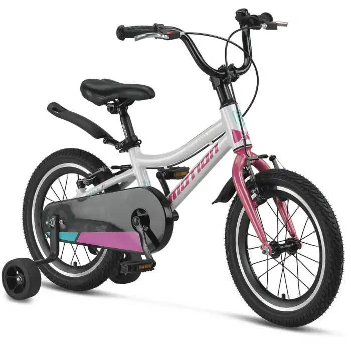 ÜMİT 2074 MOTION KIZ ÇOCUK BİSİKLETİ V 20 JANT BEYAZ PEMBE