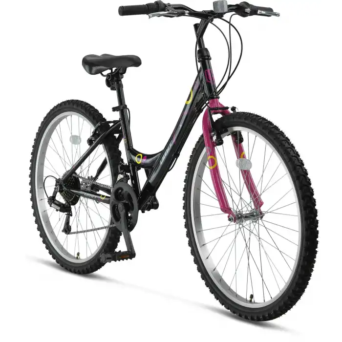 ÜMİT 2400 COLORADO KADIN DAĞ BİSİKLETİ V 24 JANT 21 VİTES SİYAH PEMBE