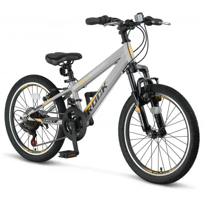 ÜMİT 2468 ROCK ERKEK DAĞ BİSİKLETİ MSV-V 24 JANT 21 VİTES GRİ SARI