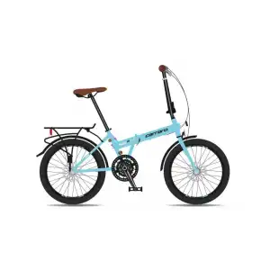 CARRARO FLEXI 121 HD KATLANIR BİSİKLET 350H 20 JANT 21 VİTES MAVİ SİYAH KROM KAHVE