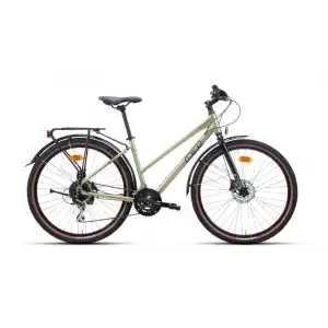 CARRARO SPORTIVE 725 KADIN ŞEHİR BİSİKLETİ 432H HD 27.5 JANT 16 VİTES LIME YEŞİL KOYU YEŞİL BEYAZ