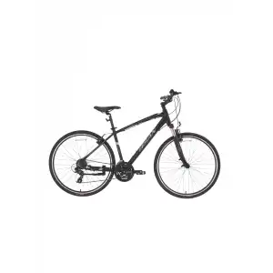 BİSAN TRX 8100 ERKEK ŞEHİR BİSİKLETİ 46CM V 28 JANT 21 VİTES MAT SİYAH MAVİ