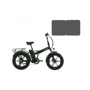 BİSAN E-FOLDİNG GAZ KOLLU F3 ELEKTRİKLİ KATLANIR BİSİKLET 43CM HD 20 JANT 7 VİTES METALİK GRİ GRİ