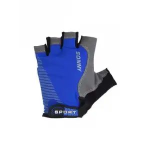 SPORT SONNY XBYC-HJ-1502 KISA PARMAK ELDİVEN XL MAVİ SİYAH