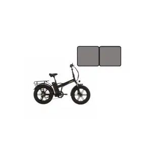 BİSAN E-FOLDİNG GAZ KOLLU F4 ELEKTRİKLİ KATLANIR BİSİKLET 43CM MD 20 JANT 7 VİTES METALİK GRİ GRİ