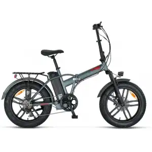 MOSSO IGNERA-RR ELEKTRİKLİ KATLANIR BİSİKLET 420H HD 20 JANT 7 VİTES MAT ANTRASİT KIRMIZI