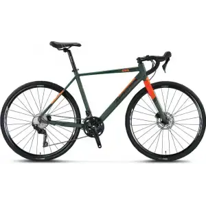MOSSO GVL700-GRX400 ERKEK YARIŞ BİSİKLETİ 500H HD 28 JANT 20 VİTES HAKİ TURUNCU