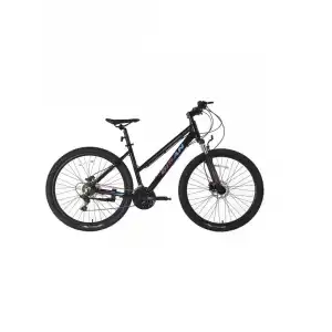 BİSAN ATHENA KADIN DAĞ BİSİKLETİ 43CM HD 26 JANT 21 VİTES PARLAK SİYAH MAVİ MOR