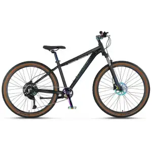 MOSSO RAINBOW 27 CUES HD ERKEK DAĞ BİSİKLETİ 460H 27.5 JANT 9 VİTES MAT BLACK