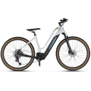 MOSSO E-LUPRA ELEKTRİKLİ KADIN DAĞ BİSİKLET 430H HD 28 JANT 11 VİTES WHITE BLACK