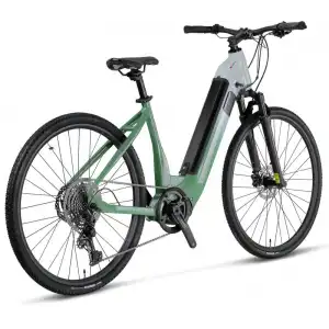 MOSSO E-LEGARDA ELEKTRİKLİ KADIN ŞEHİR BİSİKLET 450H HYD 28 JANT 10 VİTES GREEN L.GREEN