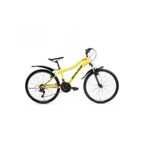 BİSAN ROCKY ERKEK DAĞ BİSİKLETİ 42CM V 26 JANT 21 VİTES CAT SARI SİYAH