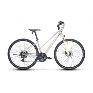 CARRARO SPORTIVE 226 KADIN ŞEHİR BİSİKLETİ 457H HD 28 JANT 24 VİTES MAT METALİK PEMBE BEJ MOR
