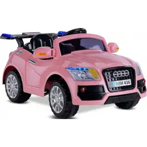 BABYHOPE 436 KUMANDALI 12V AKÜLÜ ARABA PASTEL PEMBE