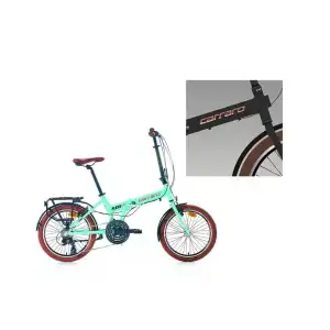 CARRARO FLEXI 121 KATLANIR BİSİKLET 350H V 20 JANT 21 VİTES MAT HAKİ SIYAH BAKIR