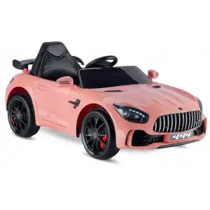 BABYHOPE 444 GTR SPORT 12V UZAKTAN KUMANDALI AKÜLÜ ARABA PEMBE