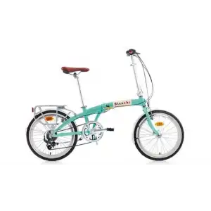 BIANCHI FOLDING NEW VINTAGE KATLANIR BİSİKLET 290H 20 JANT 7 VİTES CELESTE KREM CK16 GLOSSY
