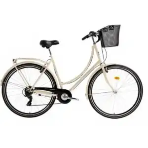 BİSAN PARADISE S KADIN ŞEHİR BİSİKLETİ 56CM V 28 JANT 7 VİTES KREM SİYAH