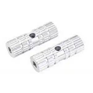 BİSİKLET ARKASI AYAK KOYMA BASAMAK TAKIMI 7,5 CM ALÜMİNYUM BEYAZ