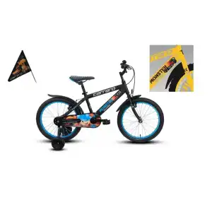 CARRARO MONSTER ERKEK ÇOCUK BİSİKLETİ 210H V 12 JANT SARI GRİ SİYAH SARI