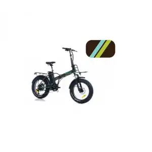 CORELLİ BROSTER MOONER FAT BIKE ELEKTRİKLİ KATLANIR BİSİKLET 42CM HD 20 JANT 7 VİTES METALİK KAHVERENGİ