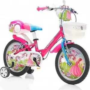 CORELLİ LOVELY KIZ ÇOCUK BİSİKLETİ V 16 JANT PEMBE MAVİ