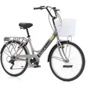 CORELLİ SQUAB KADIN ŞEHİR BİSİKLETİ 408H V 24 JANT 6 VİTES ANTRASİT GRİ