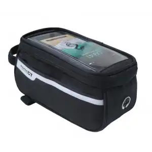 XBYC 825 BİSİKLET KADRO ÜSTÜ ÇANTA SİYAH GRİ