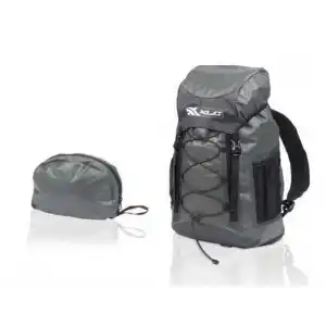 XLC SIRT ÇANTASI SU GEÇİRMEZ KATLANABİLİR BA-W23 22L ANTRASİT GRİ