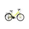 BİSAN SMILE KADIN ŞEHİR BİSİKLETİ 44CM V 28 JANT 7 VİTES SARI SİYAH