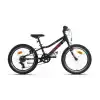 CARRARO RED EAGLE ERKEK ÇOCUK BİSİKLETİ 230H 6 VİTES V 20 JANT MAT SİYAH KIRMIZI