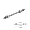 UMT ARKA MİL FAT BIKE RULMANLI 240 MM MIL-901
