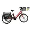 BİSAN E-PORTER ÜÇ TEKERLİ ELEKTRİKLİ BİSİKLET 44CM V 24 JANT 3 VİTES SARI BEYAZ