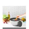 AROW CHOPPER AKILLI KARIŞTIRMA & SAKLAMA KABI RENDELİ AKRİLİK  4.6 LT 25 CM BEYAZ TR-3633