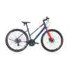 CARRARO SPORTIVE 325 KADIN ŞEHİR BİSİKLETİ 480H HD 28 JANT 24 VİTES MAT LACİVERT NAR ÇİÇEĞİ