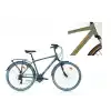 CARRARO ELITE 704 ERKEK ŞEHİR BİSİKLETİ 52H V 28 JANT 21 VİTES MAT METALİK AÇIK YEŞİL KAHVE BAKIR