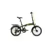 BİSAN FX 3500-TOURNEY KATLANIR BİSİKLET 32CM V 20 JANT 7 VİTES MAT SİYAH SARI