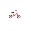 BİSAN B-BIKE KIZ ÇOCUK DENGE BİSİKLETİ 15CM V 12 JANT NEON TURUNCU PEMBE