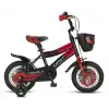 ÜMİT 1202 TREND-Y-BMX-SEPET-V-ERKEK ÇOCUK BİSİKLETİ 12 JANT SİYAH KIRMIZI