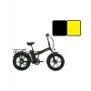 BİSAN E-FOLDİNG F3 ELEKTRİKLİ KATLANIR BİSİKLET 43CM HD 20 JANT 7 VİTES MAT SİYAH SARI